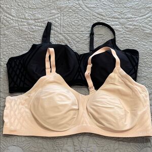Honeylove set of 2 Black and pink Bras 2X